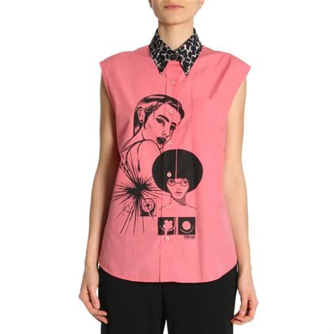 women's pink prada shirt|Prada shirts for women.